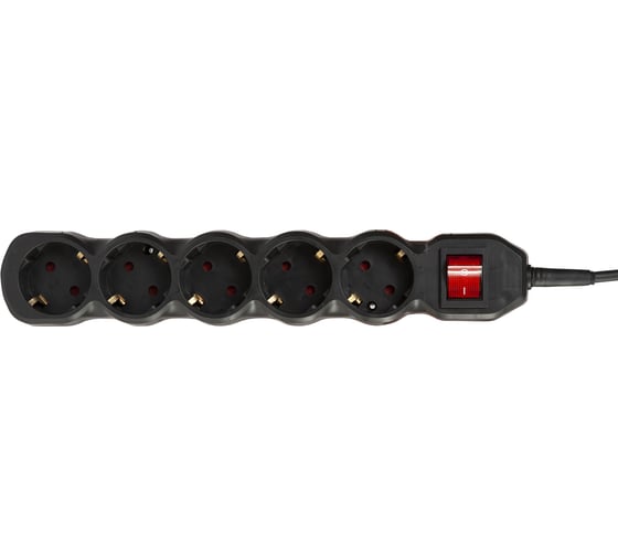 Сетевой фильтр GLANZEN RUCELF 5 гн. 5 м ПВС 3x0,75 арт. RU-B05-375-05Z КА-00009527