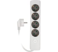 Универсальный электрический удлинитель Jazzway ET-04-140W (4 x 1,4)шторки заземление выключатель 5051799