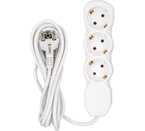 Удлинитель сетевой Very 3 розетки ПВС 3x1мм, 16А, с/з, 3м, шт 89-0-137