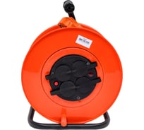 Удлинитель ООО "ГОСТ-ЭЛЕКТРО" 4x30 м на пластиковой катушке и алюминиевой стойке с инд. напряжения ПВС 2x1,0 Меркурий У10-010 "МРК" 330293 33192186