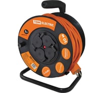 Силовой удлинитель TDM ELECTRIC УКз16-004 IP44, 4 места/30м, ПВС 3х1,5 SQ1301-0541