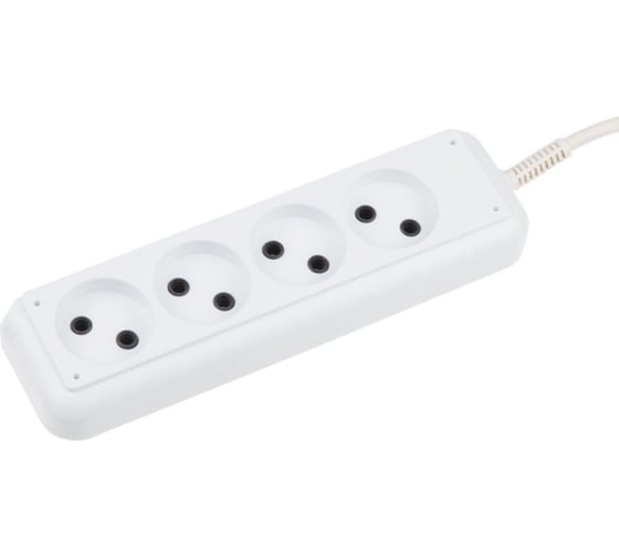 Удлинитель ЮПИТЕР 7м (4 роз., 2,0кВт, б/з, ПВС 2x1) У10-003 JP8103-03 1