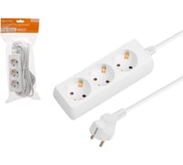 Удлинитель ЮПИТЕР 7м (3 роз., 2,0кВт, с/з, ПВС 3x1) У10-004 JP8102-03