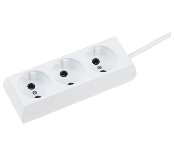 Удлинитель ЮПИТЕР 7м (3 роз., 1,3кВт, б/з, ПВС 2x0,75) У6-004 JP8101-04 1