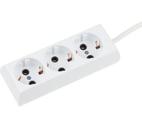 Удлинитель ЮПИТЕР 3м (3 роз., 2,0кВт, с/з, ПВС 3x1) У10-004 JP8102-01