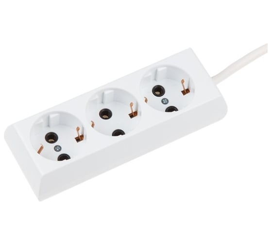 Удлинитель ЮПИТЕР 5м (3 роз., 2,0кВт, с/з, ПВС 3x1) У10-004 JP8102-02 1