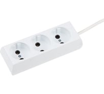 Удлинитель ЮПИТЕР 3м (3 роз., 1,3кВт, б/з, ПВС 2x0,75) У6-004 JP8101-02