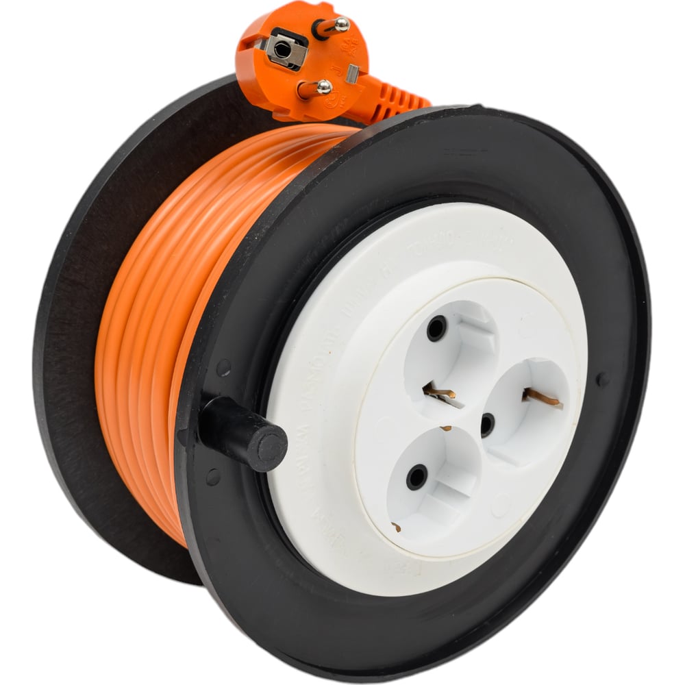 Удлинитель ООО "ГОСТ-ЭЛЕКТРО" 3x20 м с з/к на пластиковой катушке ПВС ...