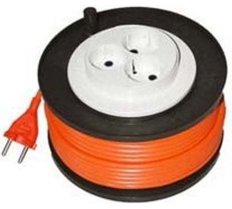 Удлинитель ООО "ГОСТ-ЭЛЕКТРО" 3x30 м универсальный на пластиковой катушке ПВС 2x0,75 Меркурий У6-453 "МРК" 330179