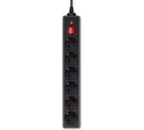 Сетевой фильтр BURO 600SH-3-B 3м, 6 розеток, черный, коробка 992272
