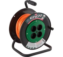 Удлинитель на катушке Engy Премиум 40м./4роз. б/з ПВС 2х075 186663