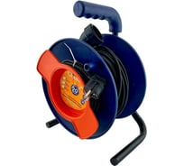 Силовой удлинитель на катушке Glanzen ПВС 2х1,5 арт. EC-20-010 00-00006536