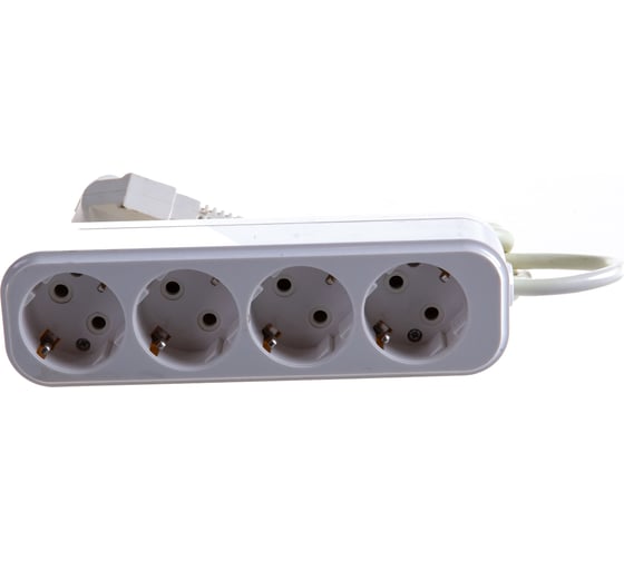 Удлинитель IEK CLASSIC У04, 4 места, 2Р+РЕ, 3.0 метра, 3х1мм2, 16А/250В WYP11-16-04-03-Z