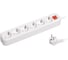 Удлинитель IEK CLASSIC У06В, 6 мест, 2Р+РЕ, 5.0 метра, 3х1мм2, 16А/250В WYP11-16-06-05-ZK 1