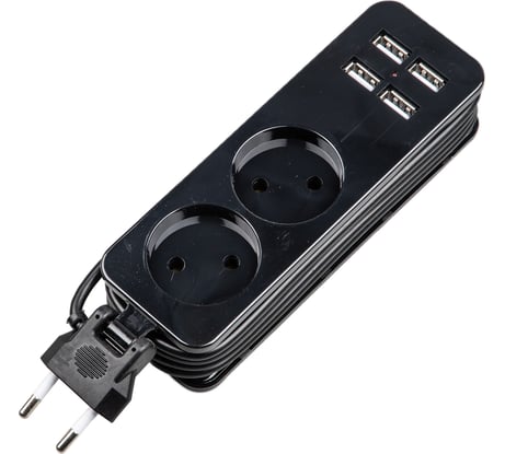 Удлинитель Uniel S-CT2-1,5U BLACK UL-00011135