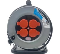 Удлинитель на катушке спутник УСКМ 2x2.5 мм/20м, КГ, IP44, УСКМ 2*2.5/20м