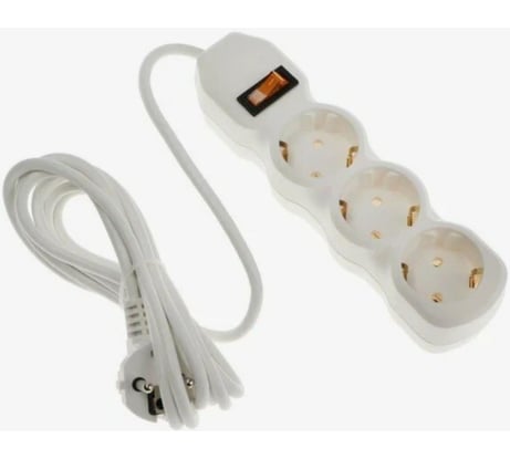 Удлинитель Радист ПРЕМИУМ Р16-012 10А 3 гн с кнопкой ПВС 3*1 2м 1042