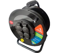 Удлинитель силовой АYGER КГ 3x1,5, 30 м, на металлической катушке, IP 44, c заземлением 50031