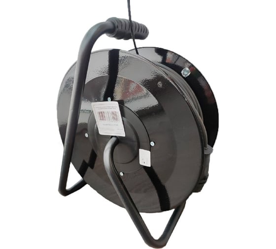 Удлинитель силовой АYGER КГ 3x1,5, 30 м, на металлической катушке, IP 44, c заземлением 50031
