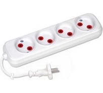 Удлинитель Horoz Electric на 4 гнезда, без заземления, 10m (2_0.75) 200-410-403 HRZ00001525