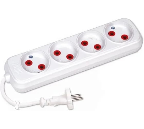 Удлинитель Horoz Electric на 4 гнезда, без заземления, 3m (2_0.75) 200-403-403 HRZ00001516 1