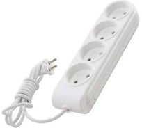 Удлинитель Makel 4х3м, без заземления, 10А, защитные шторки N4010041