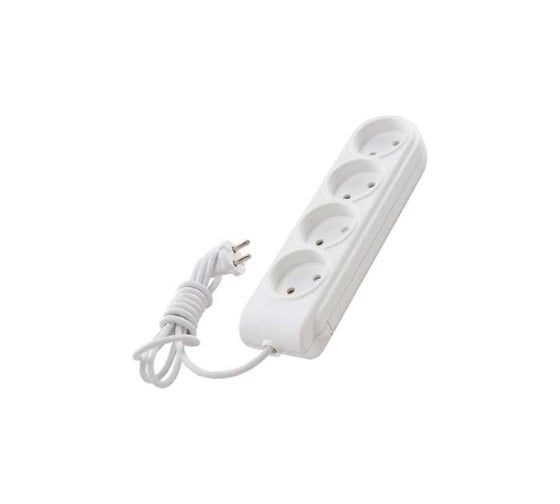 Удлинитель Makel 4х5м, без заземления, 10А, защитные шторки N4010061