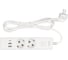 Бытовой удлинитель Power Cube, 2р с/з вык.,3USB, 3500 Вт, 16А, 1.9 м, 3x1,0 (белый), PC-4-2M 1