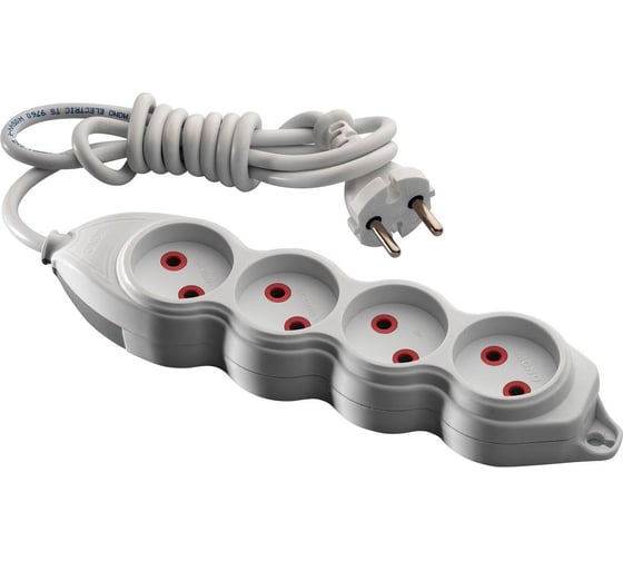 Удлинитель MONO ELECTRIC Orion 4 гнезда, 2 м, без заземления 150-010003-402 1