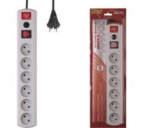 Сетевой фильтр MOST MOST-R  6 розеток, б/з, выключатель, 2м 4607074520012