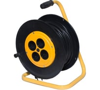 Силовой удлинитель V.I.-Tok 4-х местный без заземления 50м на катушке ПВС 2х1 72050л