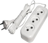 Сетевой удлинитель V.I.-Tok У3-0 3-х розеточный без заземления 10м 30010