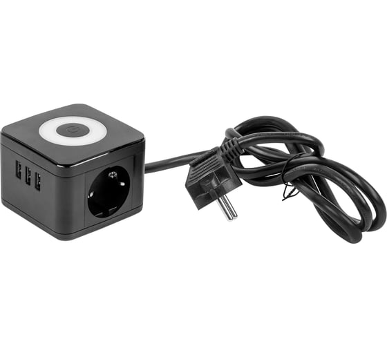 Удлинитель Uniel S-GCD2-1,5SBU BLACK UL-00011250