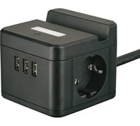 Удлинитель Uniel S-GCD2-1,5SBUH BLACK UL-00011252