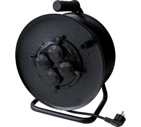 Удлинитель металлический Topfort КГ 3x2,5 кв.мм 20м 16А 4 гнезда с/з.,с/загл.,IP44 1959691