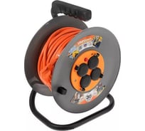 Удлинитель на катушке FIT степень защиты IP-44, с заземлением, ПВС, 3*1,5, 30м., 9634174 83283