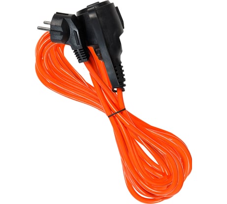 Удлинитель силовой Smartbuy с вилкой и розеткой 2P+PE/5 метров 3x1,0мм2 10А/2,2кВт IP44 SBE-16-1-30-F