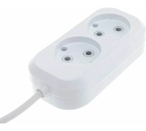 Удлинитель STEKKER 2 гнезда б/з 2x0,75,  7м, серия Home HM01-20-07, Ух-10 39204