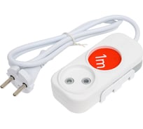 Удлинитель ELBI Myra 2вх с защитными шторками 1м (2x0,75) 527-010201-250