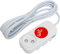 Удлинитель ELBI Myra 2вх с защитными шторками 3м (2x1) 527-010203-230