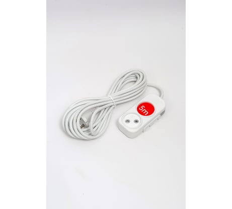 Удлинитель ELBI Myra 2вх с защитными шторками 5м (2x0,75) 527-010205-250