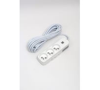 Удлинитель ELBI Myra 3 гнезда, с защитными шторками, USB, UPS, 5м, 3x1,5 527-010205-326