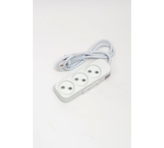 Удлинитель ELBI Myra 3 гнезда, с защитными шторками, 1м, 2x1 527-010201-330 1