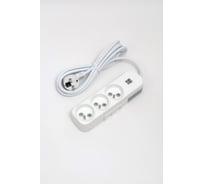 Удлинитель ELBI Myra 3 гнезда, с защитными шторками, USB, UPS, 3м, 3x1 527-010203-316