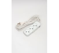 Удлинитель ELBI Myra 3 гнезда, с защитными шторками, 5м, 2x0,75 527-010205-350