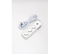 Удлинитель ELBI Myra 3 гнезда, с защитными шторками, USB, UPS, 2м, 3x1 527-010202-316 33955963