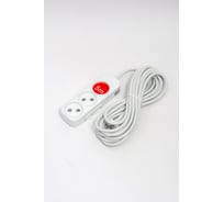 Удлинитель ELBI Myra 3 гнезда, с защитными шторками, 5м, 2x1 527-010205-330