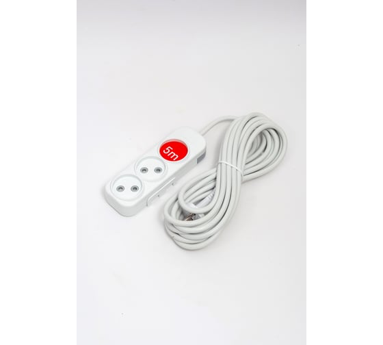 Удлинитель ELBI Myra 3 гнезда, с защитными шторками, 5м, 2x1 527-010205-330