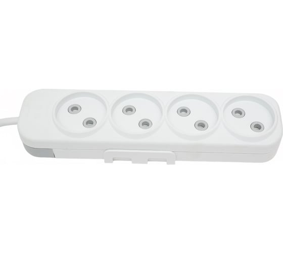 Удлинитель ELBI Myra 4 гнезда, с защитными шторками, 1м, 2x0,75 527-010201-450