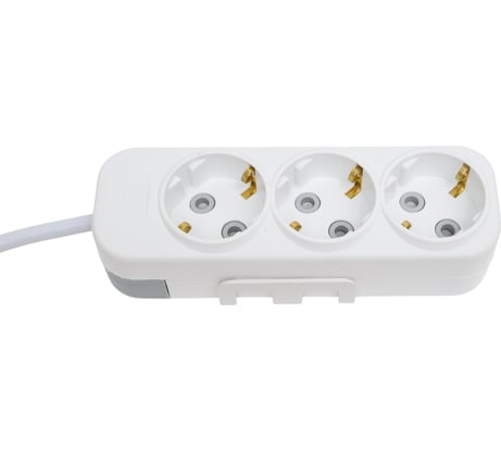 Удлинитель ELBI Myra с заземлением, 3 гнезда, с защитными шторками, 3м, 3x1 527-010203-311